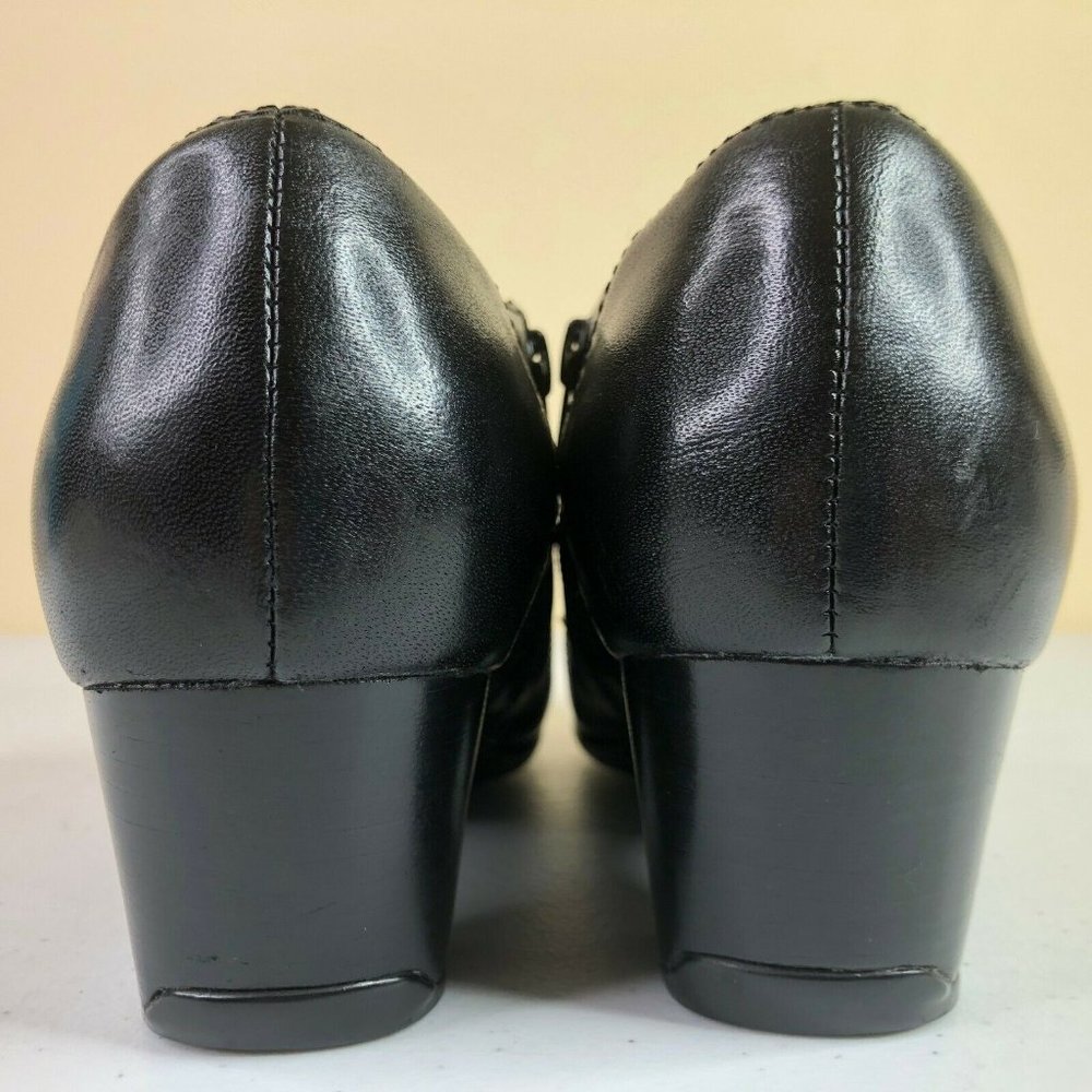 Clarks Ankle Boots Black Leather - Picture 6 of 8